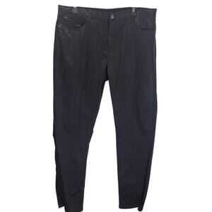 English Laundry Black 5 Pocket Pants Mens 38x34 Straight Stretch Casual Chino